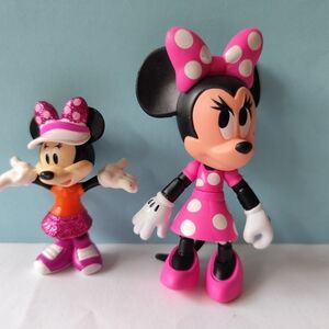 3/$30💜Disney Minnie Mouse figure lot of 2